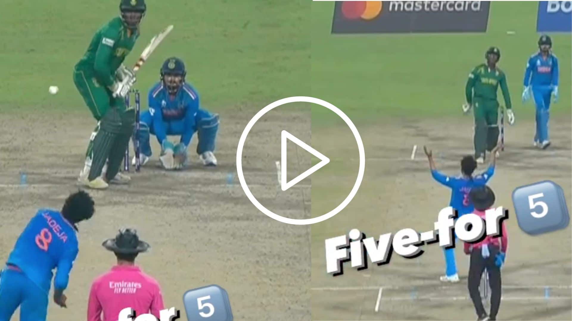 [Watch] Ravindra Jadeja Takes Amazing Five-Wicket Haul By Outfoxing Kagiso Rabada